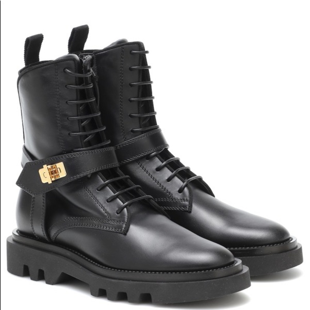 Givenchy Eden Turn Lock Combat Boots